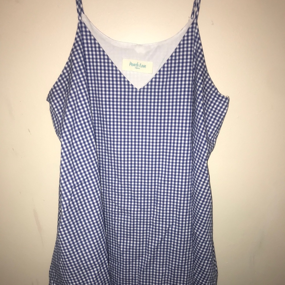 Plaid box dress